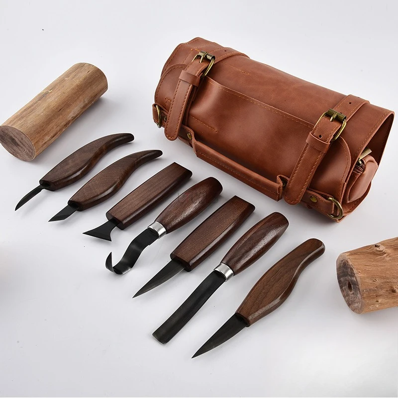 Beginner Leatherwork Kit - Ahşap Oyma Seti Deluxe El Yapımı