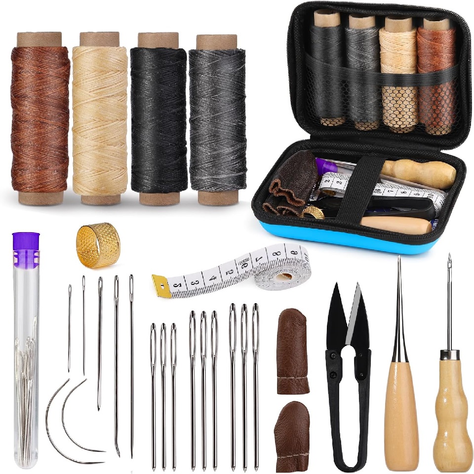 Leatherwork Thread - BUDDUR Deri Dikiş alet takımı Mumlu