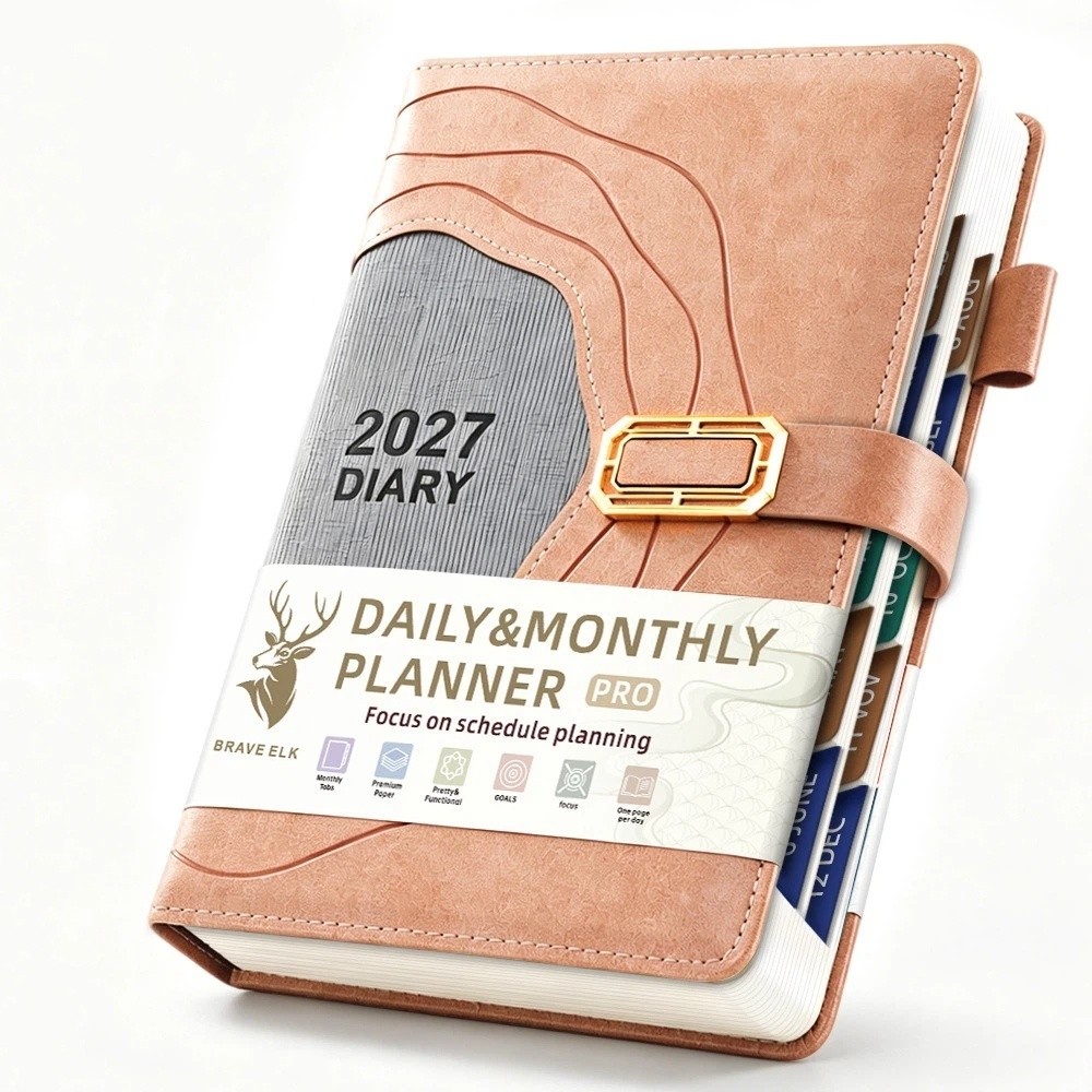 Leatherwork Plans - Kalınlaştırılmış 2027 Program Not Defteri PU