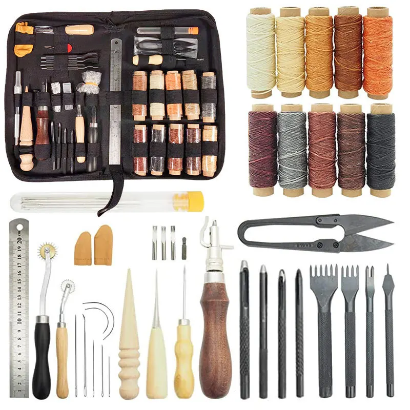 Beginner Leatherwork Kit - Yeni Başlayanlar İçin Deri İşleme Alet