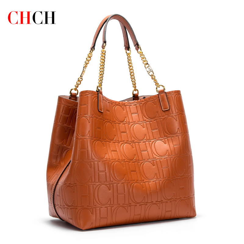 Leather Work Bag Women - CHCH kadın çantası 2024 yeni çelik