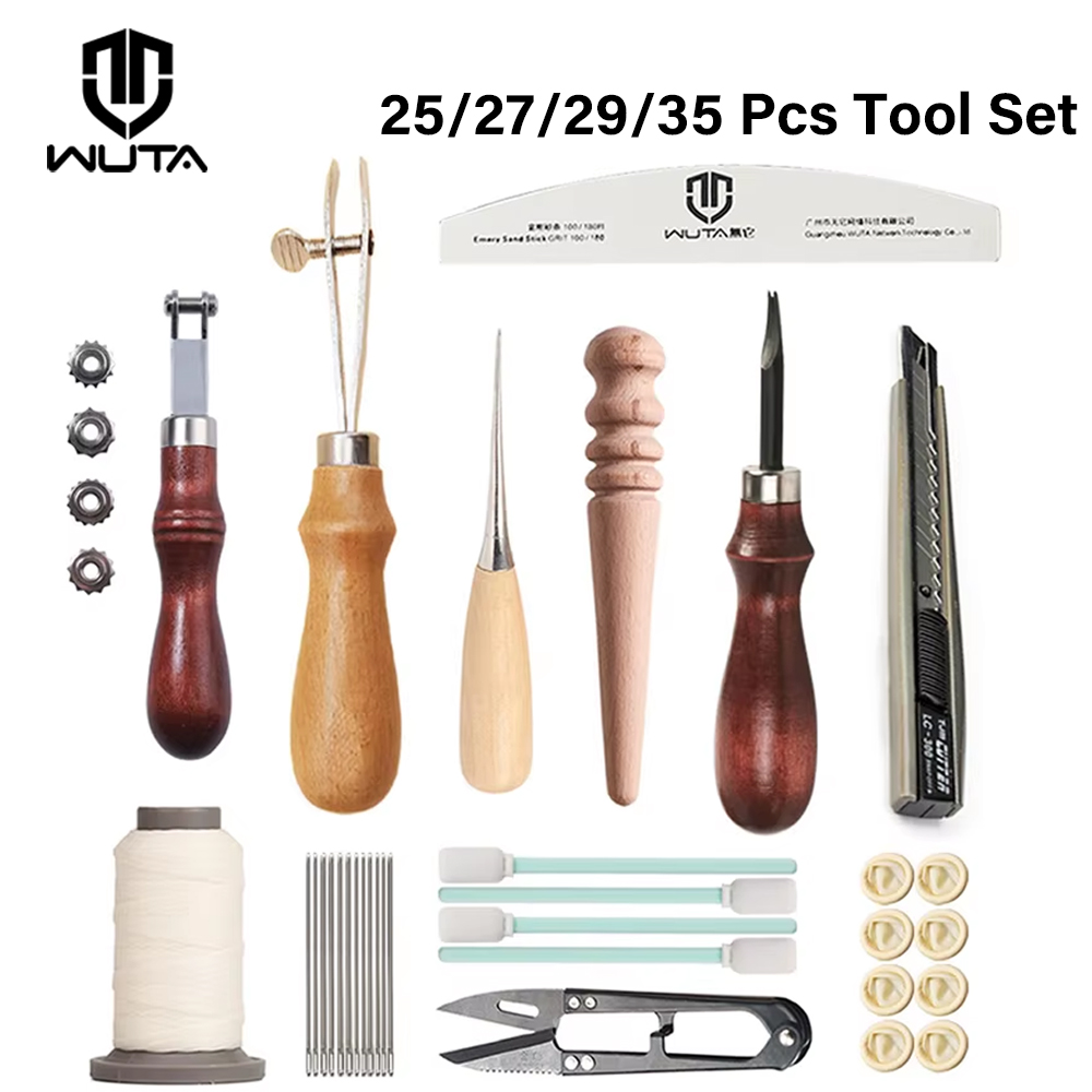Beginner Leatherwork Kit - WUTA profesyonel deri zanaat araçları kiti