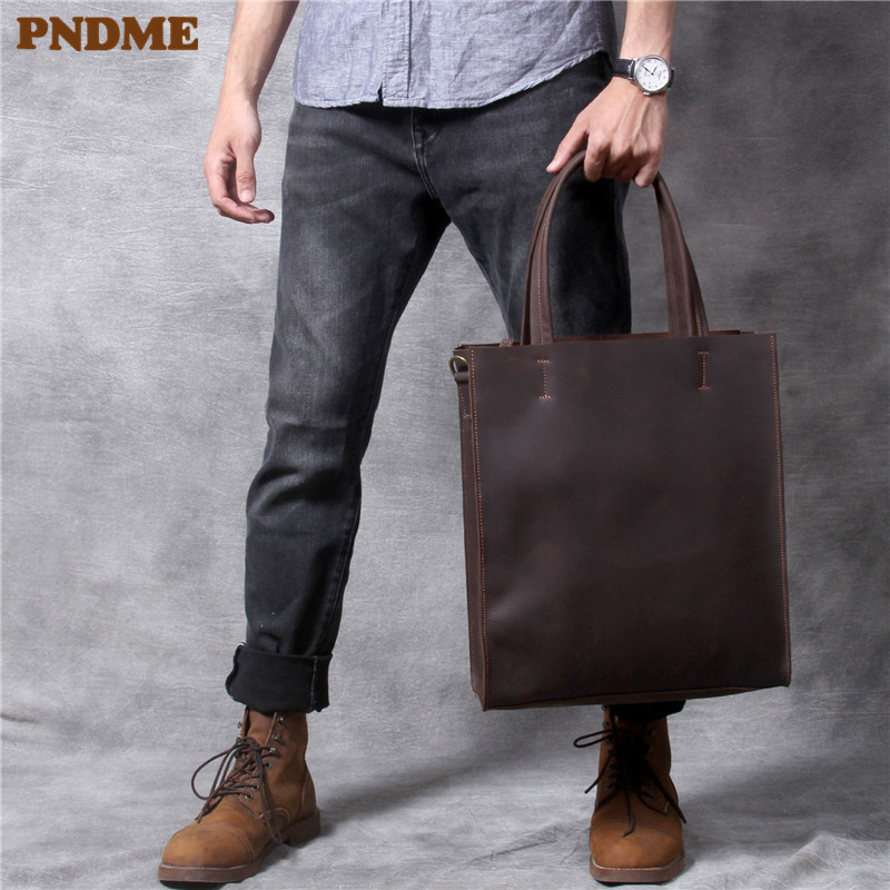 Vintage hakiki deri erkek el ç - Leather Work Bag Laptop incelemesi ve fiyatı