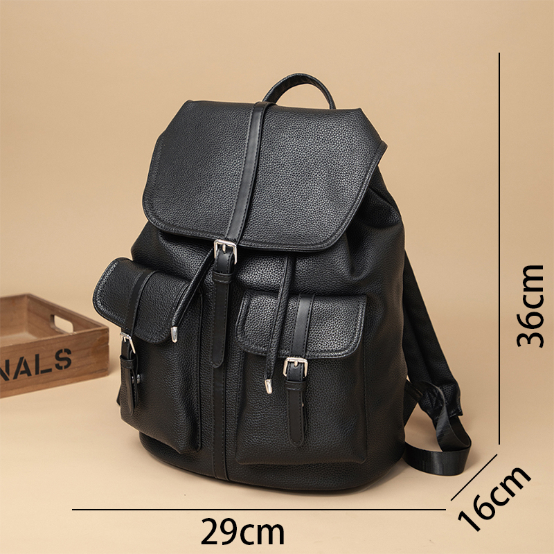 2025 Lüks Yumuşak PU Deri Kadı - Leather Work Rucksack incelemesi ve fiyatı