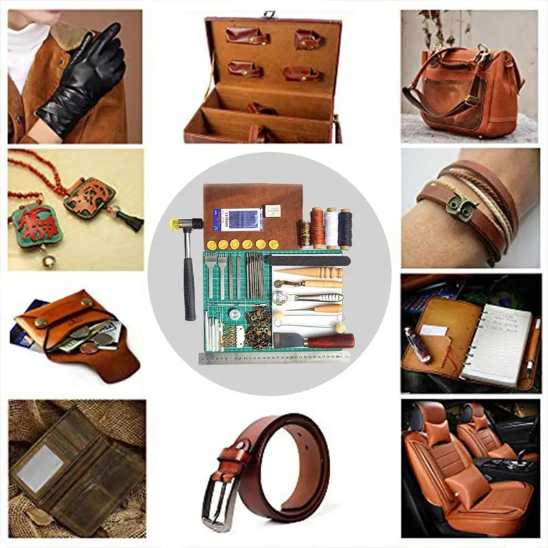 Deri Alet Seti Deri Çalışma Al - Leatherwork Manual incelemesi ve fiyatı