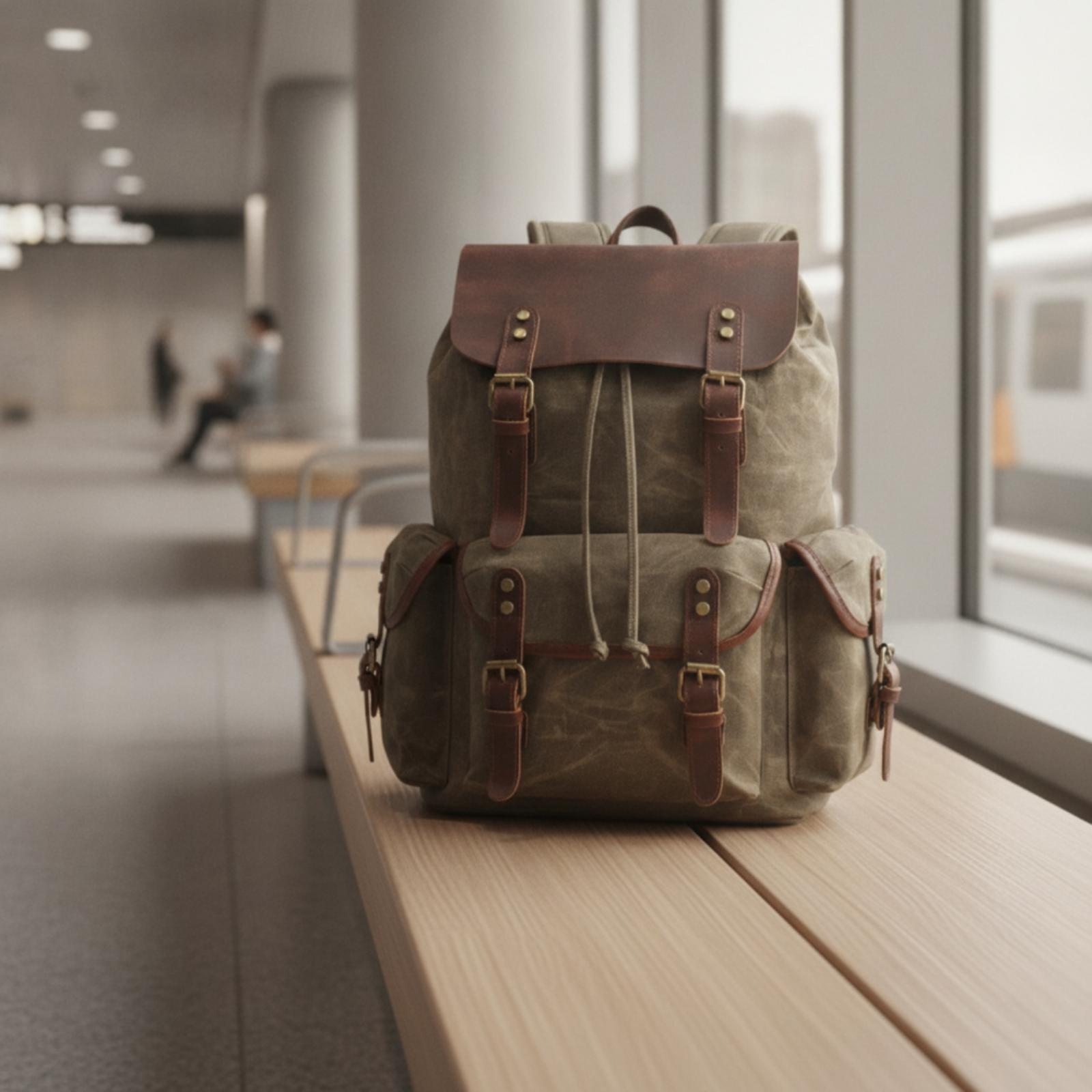 Kanvas Seyahat Çantası Dayanık - Leather Work Rucksack incelemesi ve fiyatı