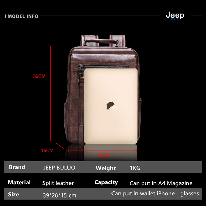 Jeep Buluo Erkek Deri Sırt Çan - Leather Work Rucksack incelemesi ve fiyatı