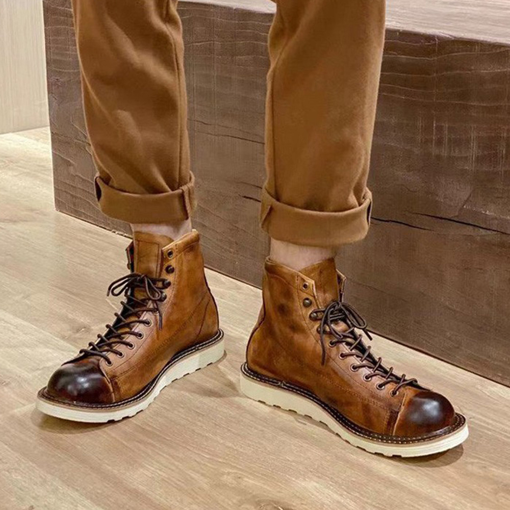 Erkek Hakiki Deri Oymalı Chels - Leather Work Western incelemesi ve fiyatı