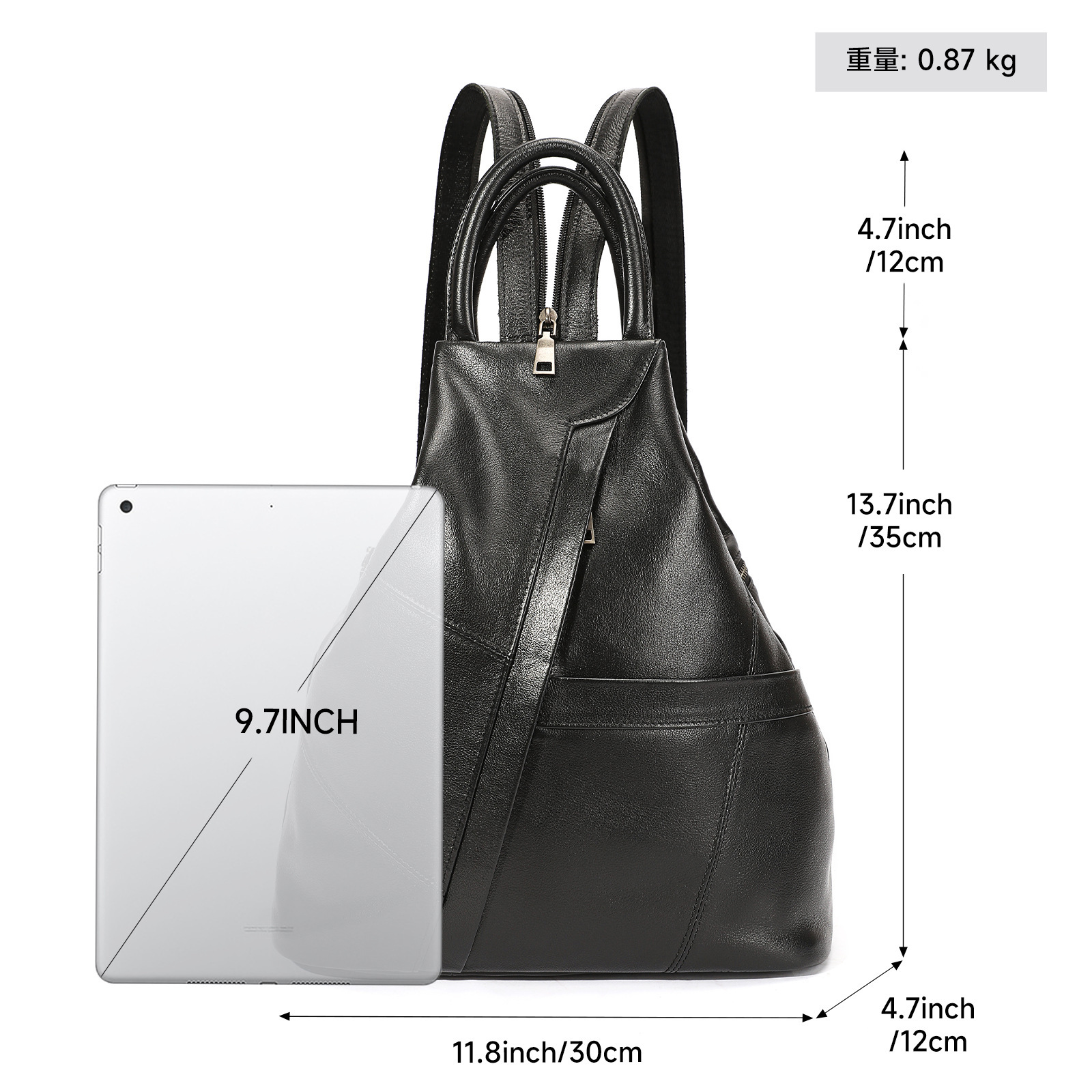 Kadınlar için Tam Tane Deri Sı - Leather Work Rucksack incelemesi ve fiyatı