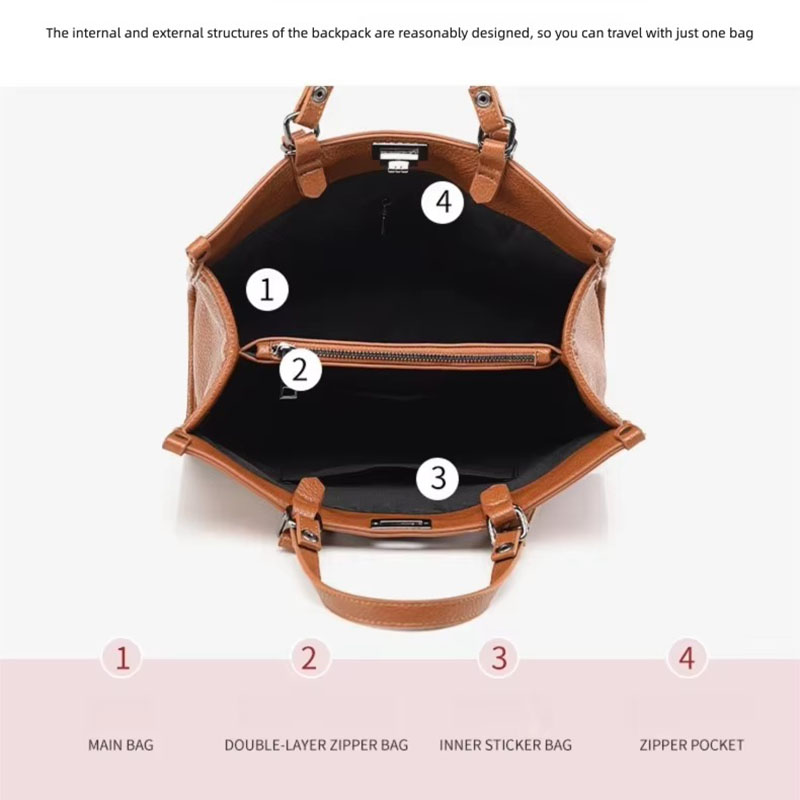 Kadınlar İçin Geniş Kapasiteli - Leather Work Bag Women incelemesi ve fiyatı