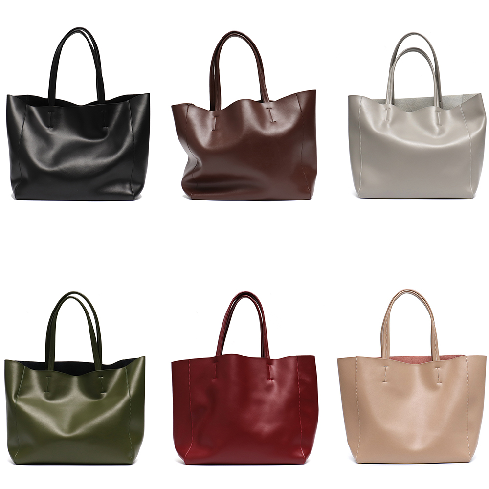 Minimalist Büyük Tote Çanta Ka - Leather Work Bag Women incelemesi ve fiyatı