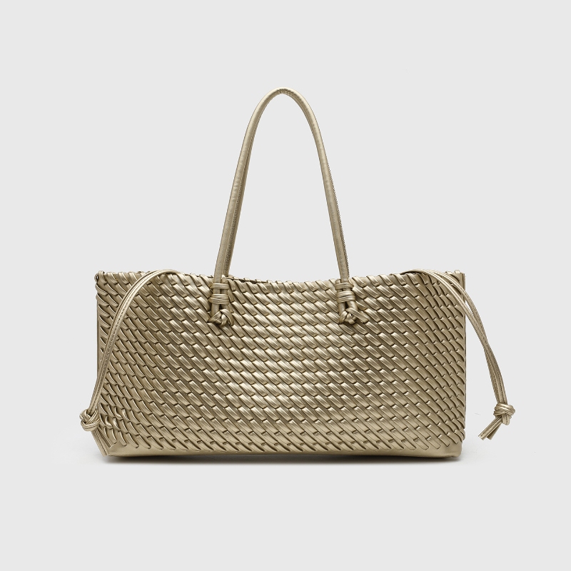 Tasarım Lüks PU Dokuma Tote Ça - Leather Work Bag Women incelemesi ve fiyatı