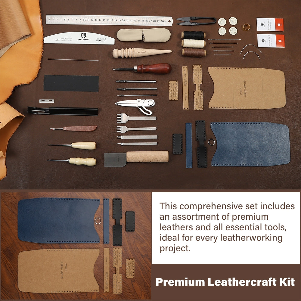 WUTA 63/74 adet deri el sanatl - Beginner Leatherwork Kit incelemesi ve fiyatı