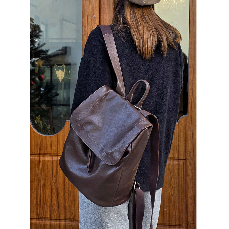 Üst Sınıf Bitkisel Tabaklanmış - Leather Work Rucksack incelemesi ve fiyatı