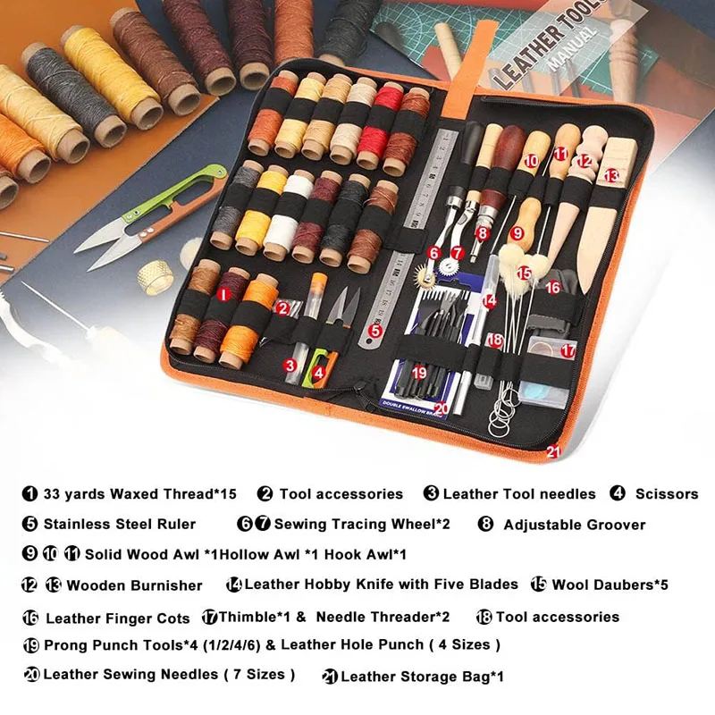 Deri İşleme Aletleri Pratik De - Beginner Leatherwork Kit incelemesi ve fiyatı