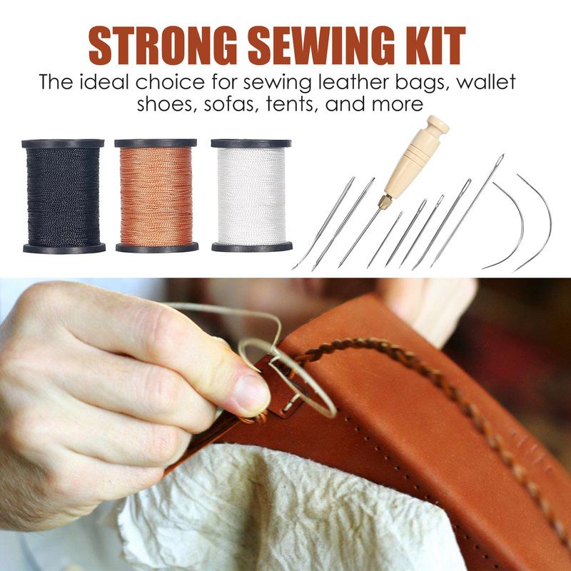 Deri dikiş kiti ağır dikiş kit - Leatherwork Thread incelemesi ve fiyatı