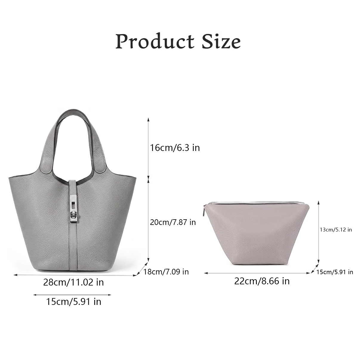 Kadınlar İçin Kova Çanta, Tote - Leather Workshop incelemesi ve fiyatı