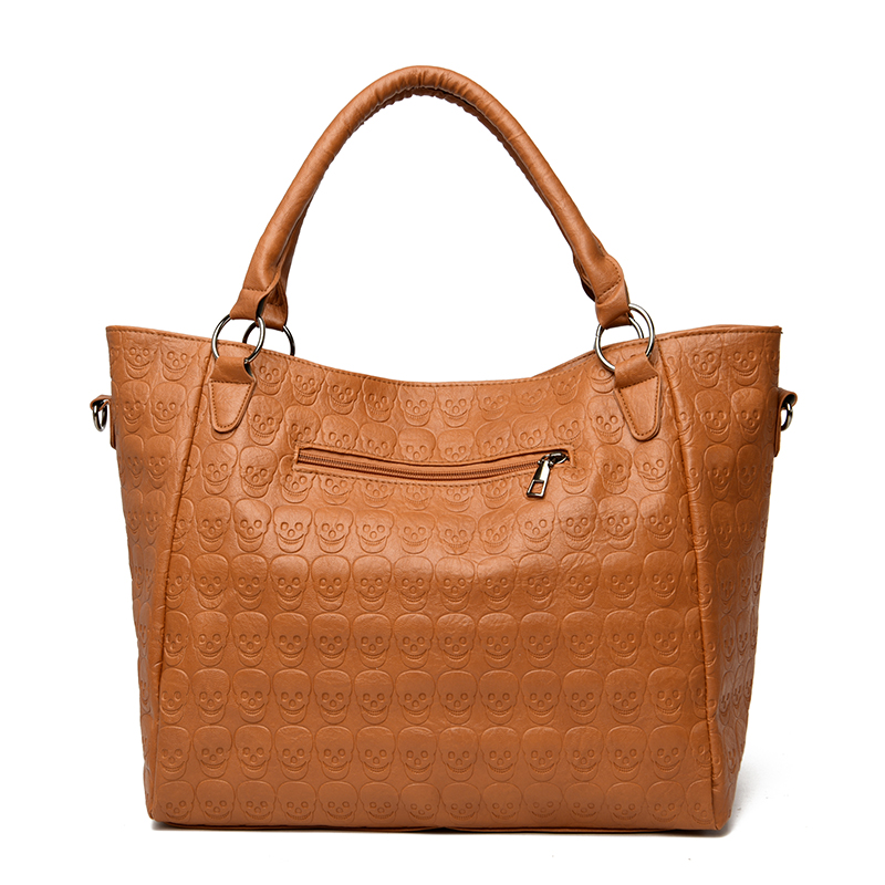 Punk Kafatası Crossbody Çanta  - Leather Work Bag Women incelemesi ve fiyatı