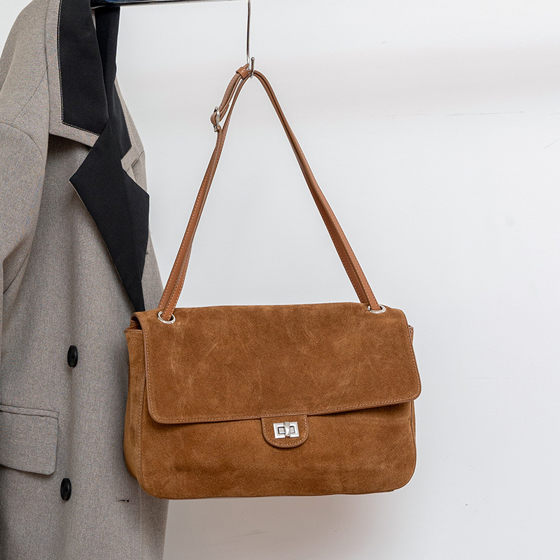 Hakiki Süet Deri Koltukaltı Om - Leather Work Bag Women incelemesi ve fiyatı